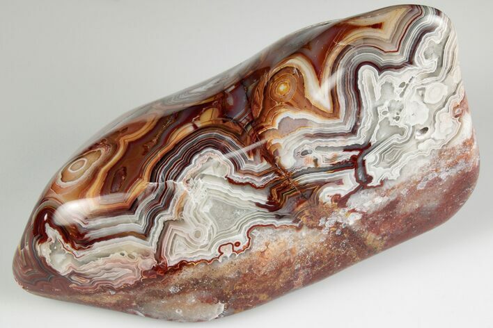 Polished Crazy Lace Agate - Mexico #193183